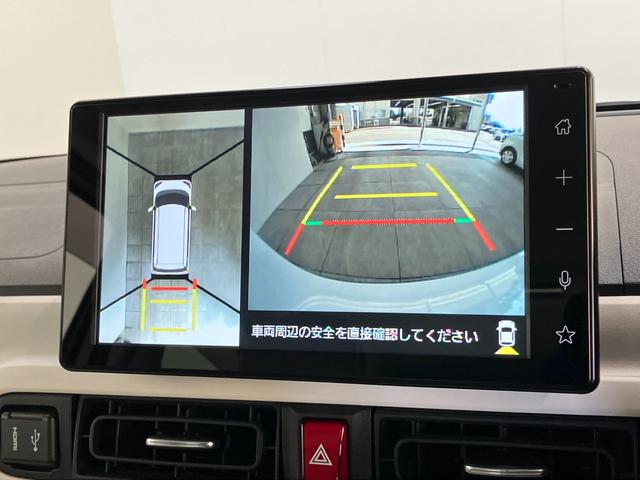 ムーヴキャンバスストライプスＧ　９型ディスプレイオーディオ　パノラマカメラ衝突被害軽減ブレーキ　コーナーセンサー　９型ディスプレイオーディオ　フルセグ　Ｂｌｕｅｔｏｏｔｈ　ＵＳＢ　パノラマカメラ　駐車支援システム　前後ドラレコ　両側電動スライドドア　前席シートヒーター（滋賀県）の中古車