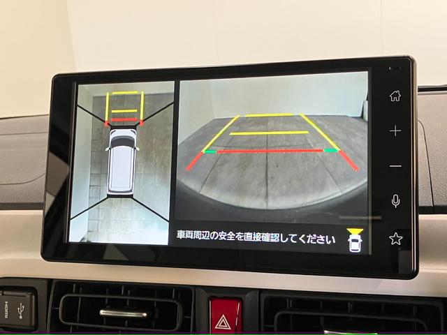 ムーヴキャンバスストライプスＧ　９型ディスプレイオーディオ　パノラマカメラ衝突被害軽減ブレーキ　コーナーセンサー　９型ディスプレイオーディオ　フルセグ　Ｂｌｕｅｔｏｏｔｈ　ＵＳＢ　パノラマカメラ　駐車支援システム　前後ドラレコ　両側電動スライドドア　前席シートヒーター（滋賀県）の中古車