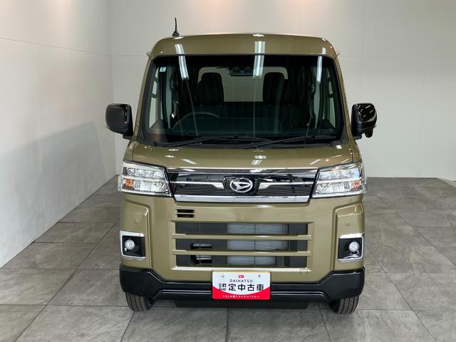 アトレーＲＳ　ターボ　４ＷＤ　両側電動スライドドア　届出済未使用車衝突被害軽減ブレーキ　コーナーセンサー　４ＷＤ　ターボ　バックカメラ（ナビ装着時用）　両側電動スライドドア　ＬＥＤ　オートライト　レーダークルコン　オートエアコン　スマートキー　エコアイドル（滋賀県）の中古車