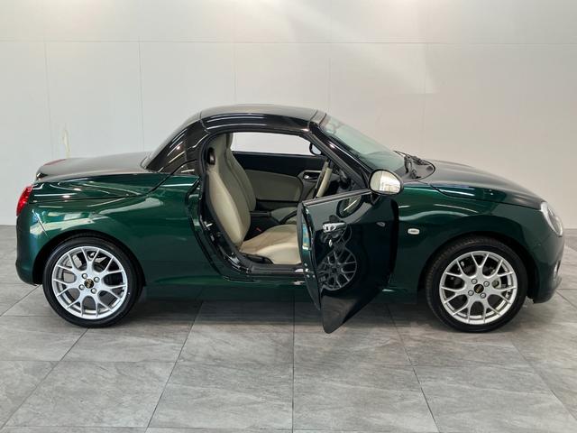 コペン20thアニバーサリーエディション 5MT 車検整備付5MT ターボ MOMO製ハンドル 革シート BBS製アルミホイール CDステレオ シートヒーター LED オートライト スマートキー(滋賀県)の中古車