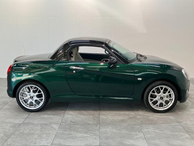 コペン20thアニバーサリーエディション 5MT 車検整備付5MT ターボ MOMO製ハンドル 革シート BBS製アルミホイール CDステレオ シートヒーター LED オートライト スマートキー(滋賀県)の中古車