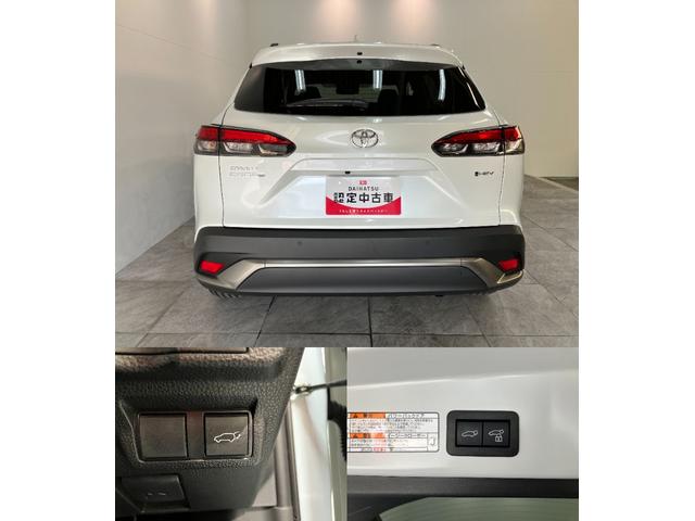 カローラクロスハイブリッドZ 10型ナビ Pカメラ 駐車支援システムTSS コーナーセンサー 10.5型フルセグナビ パノラマカメラ TVコントロール ETC Bluetooth USB レーダークルコン シートヒーター 電動リヤーゲート ハンドルヒーター(滋賀県)の中古車