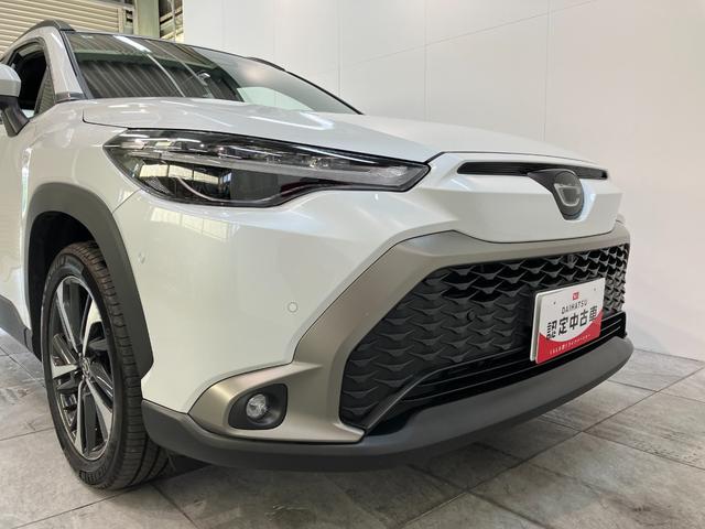 カローラクロスハイブリッドZ 10型ナビ Pカメラ 駐車支援システムTSS コーナーセンサー 10.5型フルセグナビ パノラマカメラ TVコントロール ETC Bluetooth USB レーダークルコン シートヒーター 電動リヤーゲート ハンドルヒーター(滋賀県)の中古車