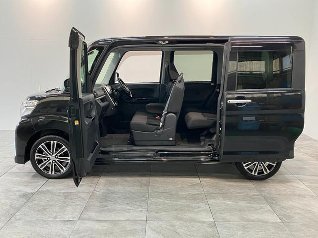 タントカスタムＲＳ　ＳＡIII　ターボ　８型フルセグナビ　Ｂカメラ衝突被害軽減ブレーキ　コーナーセンサー　ターボ　８インチフルセグナビ　Ｂｌｕｅｔｏｏｔｈ　ＤＶＤ再生　ＵＳＢ　バックカメラ　ドラレコ　ＥＴＣ　両側電動スライドドア　シートヒーター　ＬＥＤ　スマートキー（滋賀県）の中古車