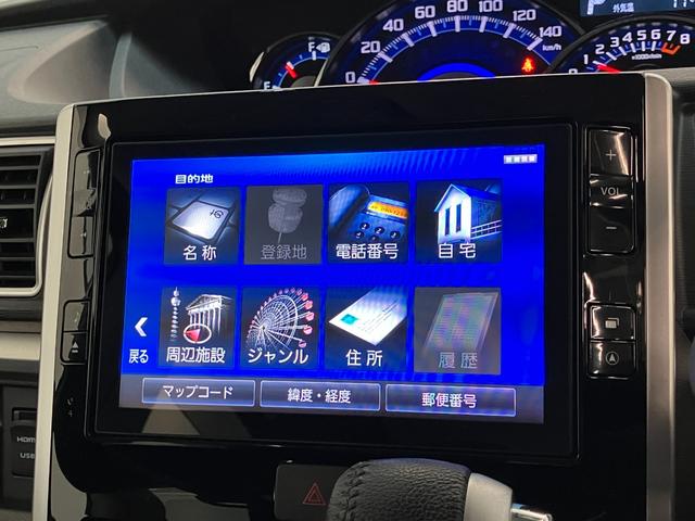 タントカスタムＲＳ　ＳＡIII　ターボ　８型フルセグナビ　Ｂカメラ衝突被害軽減ブレーキ　コーナーセンサー　ターボ　８インチフルセグナビ　Ｂｌｕｅｔｏｏｔｈ　ＤＶＤ再生　ＵＳＢ　バックカメラ　ドラレコ　ＥＴＣ　両側電動スライドドア　シートヒーター　ＬＥＤ　スマートキー（滋賀県）の中古車