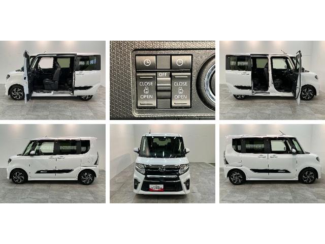 タントカスタムXスタイルセレクション フルセグナビ 前後ドラレコ衝突被害軽減ブレーキ コーナーセンサー フルセグナビ Bluetooth DVD再生 USB バックカメラ 前後ドラレコ 両側電動スライドドア 前席シートヒーター LED オートライト スマートキー(滋賀県)の中古車