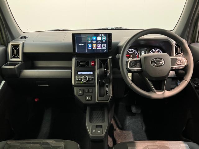 タフトＧダーククロムベンチャー　９型Ｄ．Ａ　届出済未使用車衝突被害軽減ブレーキ　コーナーセンサー　９型ディスプレイオーディオ　フルセグ　Ｂｌｕｅｔｏｏｔｈ　ＵＳＢ　バックカメラ　前席シートヒーター　ＬＥＤ　オートライト　クルーズコントロール　オートエアコン（滋賀県）の中古車