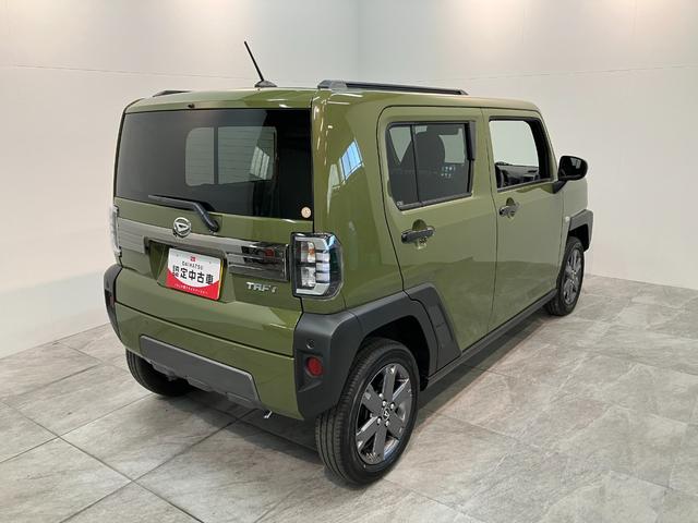 タフトＧダーククロムベンチャー　９型Ｄ．Ａ　届出済未使用車衝突被害軽減ブレーキ　コーナーセンサー　９型ディスプレイオーディオ　フルセグ　Ｂｌｕｅｔｏｏｔｈ　ＵＳＢ　バックカメラ　前席シートヒーター　ＬＥＤ　オートライト　クルーズコントロール　オートエアコン（滋賀県）の中古車