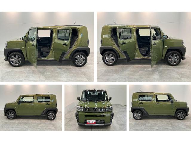 タフトＧダーククロムベンチャー　９型Ｄ．Ａ　届出済未使用車衝突被害軽減ブレーキ　コーナーセンサー　９型ディスプレイオーディオ　フルセグ　Ｂｌｕｅｔｏｏｔｈ　ＵＳＢ　バックカメラ　前席シートヒーター　ＬＥＤ　オートライト　クルーズコントロール　オートエアコン（滋賀県）の中古車
