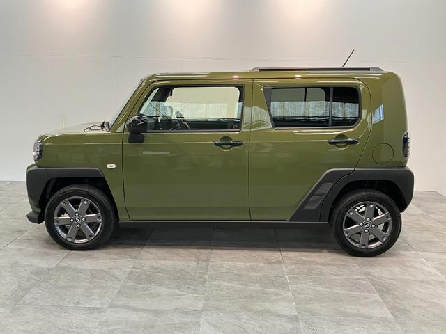 タフトＧダーククロムベンチャー　９型Ｄ．Ａ　届出済未使用車衝突被害軽減ブレーキ　コーナーセンサー　９型ディスプレイオーディオ　フルセグ　Ｂｌｕｅｔｏｏｔｈ　ＵＳＢ　バックカメラ　前席シートヒーター　ＬＥＤ　オートライト　クルーズコントロール　オートエアコン（滋賀県）の中古車