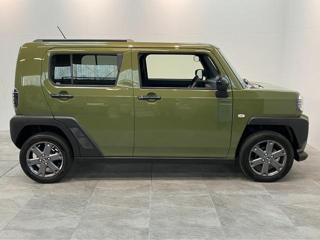 タフトＧダーククロムベンチャー　９型Ｄ．Ａ　届出済未使用車衝突被害軽減ブレーキ　コーナーセンサー　９型ディスプレイオーディオ　フルセグ　Ｂｌｕｅｔｏｏｔｈ　ＵＳＢ　バックカメラ　前席シートヒーター　ＬＥＤ　オートライト　クルーズコントロール　オートエアコン（滋賀県）の中古車