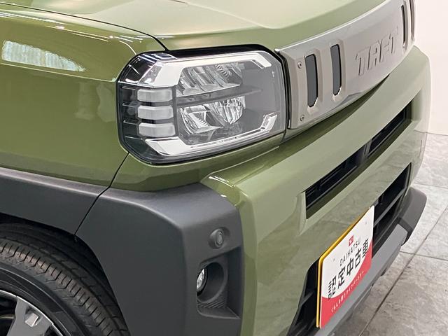 タフトＧダーククロムベンチャー　９型Ｄ．Ａ　届出済未使用車衝突被害軽減ブレーキ　コーナーセンサー　９型ディスプレイオーディオ　フルセグ　Ｂｌｕｅｔｏｏｔｈ　ＵＳＢ　バックカメラ　前席シートヒーター　ＬＥＤ　オートライト　クルーズコントロール　オートエアコン（滋賀県）の中古車