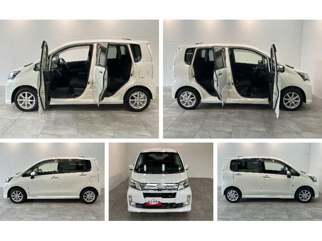 ムーヴカスタム　Ｘリミテッド　ワンセグナビ　Ｂカメラ　車検整備付ワンセグナビ　バックカメラ　ＵＳＢ　ＥＴＣ　ＬＥＤヘッドライト　オートライト　オートエアコン　スマートキー　電動格納式ミラー　エコアイドル　タイヤ４本新品交換済み（滋賀県）の中古車