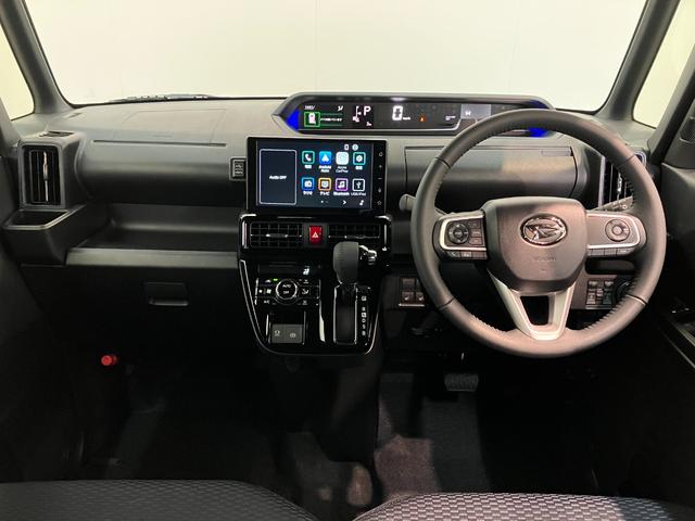タントカスタムＲＳリミテッド　ターボ　９Ｄ．Ａ　届出済未使用車衝突被害軽減ブレーキ　コーナーセンサー　９型ディスプレイオーディオ　Ｂｌｕｅｔｏｏｔｈ　ＵＳＢ　バックカメラ　両側電動スライドドア　前席シートヒーター　ＬＥＤ　レーダクルーズコントロール　スマートキー（滋賀県）の中古車