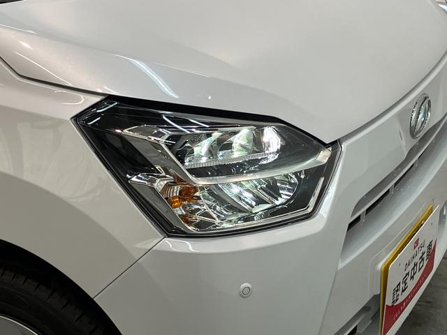 ミライースＸ　ＳＡ３　キーレス　ＬＥＤ　電格ミラー　届出済未使用車衝突被害軽減ブレーキ　スマアシ３　コーナーセンサー　バックカメラ（ナビ装着時用）　ＬＥＤヘッドライト　電動格納式ミラー　マニュアルレベリング　キーレスエントリー　オートライト　エコアイドル（滋賀県）の中古車