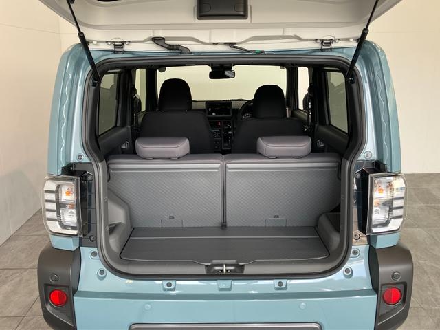 タフトＧ　ダーククロムベンチャー　レーダークルーズ　届出済未使用車衝突被害軽減ブレーキ　コーナーセンサー　バックカメラ（ナビ装着時用）　前席シートヒーター　電動パーキングブレーキ　ＬＥＤ　オートライト　オートエアコン　スマートキー　レーダークルーズ　エコアイドル（滋賀県）の中古車