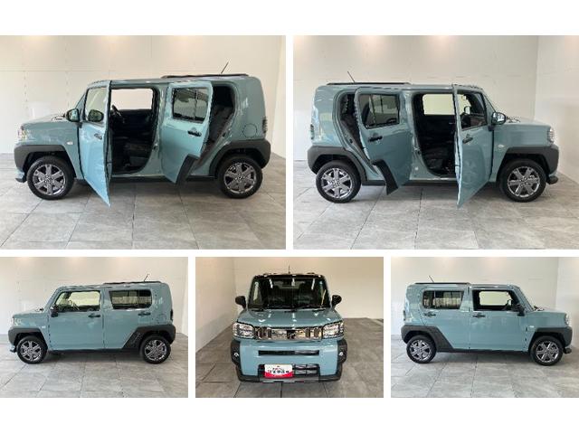 タフトＧ　ダーククロムベンチャー　レーダークルーズ　届出済未使用車衝突被害軽減ブレーキ　コーナーセンサー　バックカメラ（ナビ装着時用）　前席シートヒーター　電動パーキングブレーキ　ＬＥＤ　オートライト　オートエアコン　スマートキー　レーダークルーズ　エコアイドル（滋賀県）の中古車