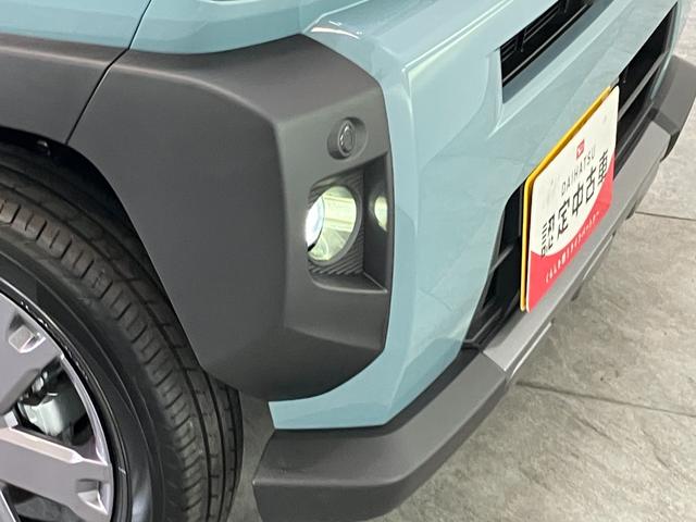 タフトＧダーククロムベンチャー　駐車支援システム　届出済未使用車衝突被害軽減ブレーキ　コーナーセンサー　９型ディスプレイオーディオ　フルセグ　Ｂｌｕｅｔｏｏｔｈ　ＵＳＢ　パノラマカメラ　駐車支援システム　レーダークルーズ　前席シートヒーター　ＬＥＤ　オートエアコン（滋賀県）の中古車