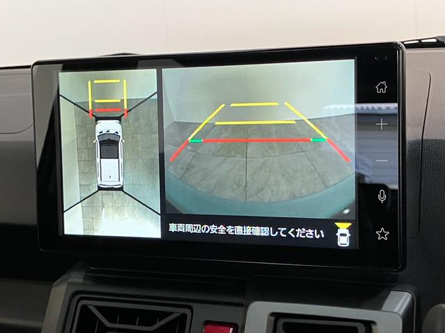 タフトＧダーククロムベンチャー　駐車支援システム　届出済未使用車衝突被害軽減ブレーキ　コーナーセンサー　９型ディスプレイオーディオ　フルセグ　Ｂｌｕｅｔｏｏｔｈ　ＵＳＢ　パノラマカメラ　駐車支援システム　レーダークルーズ　前席シートヒーター　ＬＥＤ　オートエアコン（滋賀県）の中古車