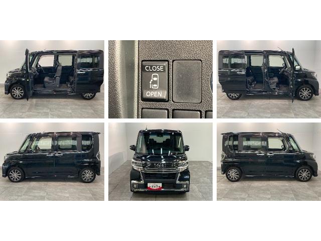 タントカスタムＸ　トップエディションＳＡ２　ナビ　バックカメラ追突被害軽減ブレーキ　スマアシ２　ＬＥＤ　スマートキー　左側電動スライドドア　スマートキー　ワンセグナビ　バックカメラ（滋賀県）の中古車