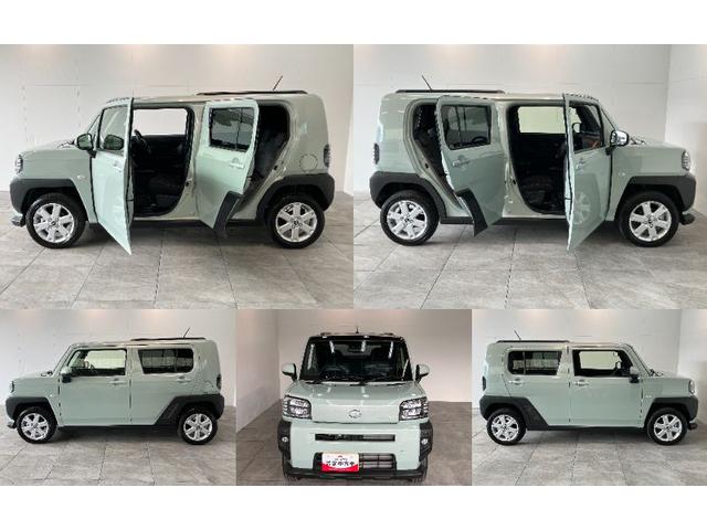 タフトG レーダークルコン シートヒーター LEDヘッドライト衝突被害軽減ブレーキ コーナーセンサー バックカメラ(ナビ装着時用) 前席シートヒーター 電動パーキング レーダクルーズコントロール オートライト オートエアコン スマートキー エコアイドル(滋賀県)の中古車