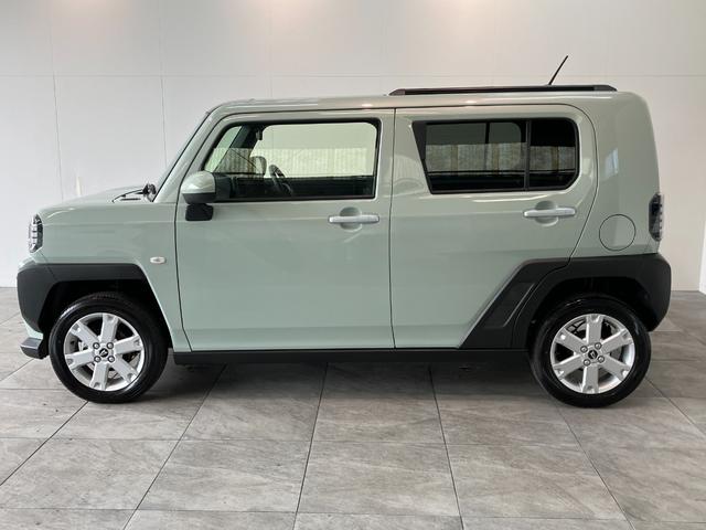 タフトG レーダークルコン シートヒーター LEDヘッドライト衝突被害軽減ブレーキ コーナーセンサー バックカメラ(ナビ装着時用) 前席シートヒーター 電動パーキング レーダクルーズコントロール オートライト オートエアコン スマートキー エコアイドル(滋賀県)の中古車