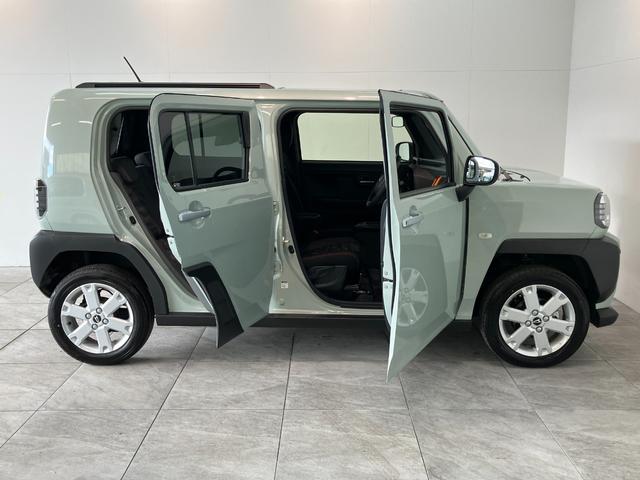 タフトG レーダークルコン シートヒーター LEDヘッドライト衝突被害軽減ブレーキ コーナーセンサー バックカメラ(ナビ装着時用) 前席シートヒーター 電動パーキング レーダクルーズコントロール オートライト オートエアコン スマートキー エコアイドル(滋賀県)の中古車