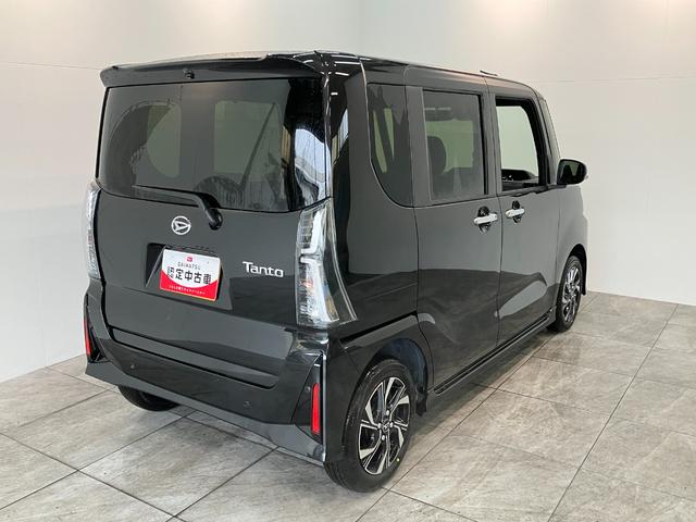 タントカスタムXリミテッド レーダクルコン 届出済未使用車衝突被害軽減ブレーキ コーナーセンサー パノラマカメラ(ナビ装着時用) 両側電動スライドドア 前席シートヒーター 電動パーキングブレーキ LED オートライト オートエアコン スマートキー クルコン(滋賀県)の中古車