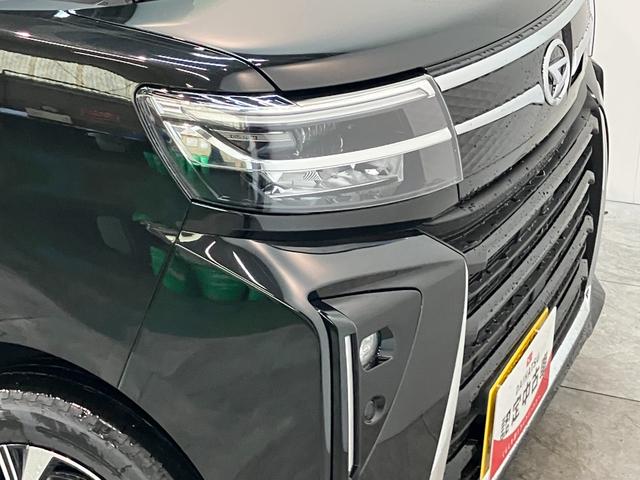 タントカスタムXリミテッド レーダクルコン 届出済未使用車衝突被害軽減ブレーキ コーナーセンサー パノラマカメラ(ナビ装着時用) 両側電動スライドドア 前席シートヒーター 電動パーキングブレーキ LED オートライト オートエアコン スマートキー クルコン(滋賀県)の中古車