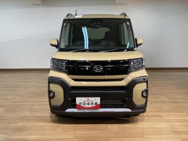 タントファンクロスターボ／届出済未使用車／両側電スラ／バックカメラ届出済未使用車／ターボ／両側電動スライドドア／バックカメラ／ＬＥＤヘッドライト／ＬＥＤフォグランプ／シートヒーター／カーテンエアバッグ／サイドエアバッグ／プッシュスタート／キーフリー／衝突軽減ブレーキ（大阪府）の中古車