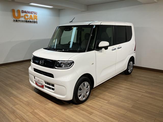 タントスローパーＸ　元試乗車／走行０．３万キロ／アシストグリップ元弊社試乗車／リヤシート付／アシストグリップ／電動パーキングブレーキ／ホールド機能／両側パワースライドドア／シートヒーター／オートエアコン／オートライト／キーフリー／ＬＥＤヘッドライト／オーディオレス（大阪府）の中古車