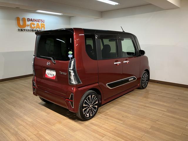 タントカスタムＲＳセレクション　９インチナビ／前後ドラレコターボ車／９インチナビ／フルセグ／Ｂｌｕｅｔｏｏｔｈ／ＵＳＢ／ＣＤ／ＤＶＤ／前後ドラレコ／ＥＴＣ／衝突軽減ブレーキ／両側電動パワースライドドア／アダプティブクルーズコントロール／シートヒーター（大阪府）の中古車