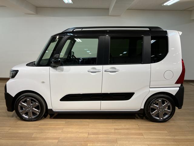 タントファンクロスターボ　ターボ車／届出済未使用車／走行２０キロ届出済未使用車／走行２０キロ／オーディオレス／ターボ／両側電動パワースライド／キーフリー／ＬＥＤヘッドライト／衝突軽減ブレーキ／フォグランプ／１５インチアルミホイール／オートライト（大阪府）の中古車