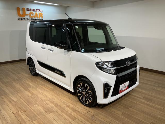 タントカスタムＲＳ／４ＷＤ／ナビ／ブラインドスポットモニター／４ＷＤ／ナビ／ＢＬＵＥＴＯＯＴＨ／ＵＳＢ／ブラインドスポットモニター／パノラマカメラ／バックカメラ／クルーズコントロール／前後ドラレコ／ＥＴＣ／両側電動スライドドア／スマートキー／ＬＥＤヘッドライト／（大阪府）の中古車