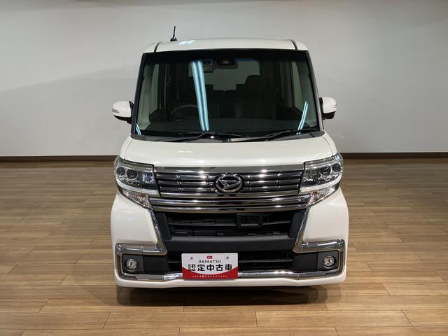 タントカスタムＸ　トップエディションＳＡII　車検整備付き車検整備付き／ナビ／バックカメラ／前後ドラレコ／ＥＴＣ／キーフリー／両側電動パワースライド／衝突軽減ブレーキ／アルミホイール／ＬＥＤヘッドライト／フォグランプ（大阪府）の中古車
