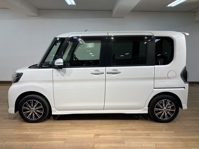 タントカスタムＸ　トップエディションＳＡII　車検整備付き車検整備付き／ナビ／バックカメラ／前後ドラレコ／ＥＴＣ／キーフリー／両側電動パワースライド／衝突軽減ブレーキ／アルミホイール／ＬＥＤヘッドライト／フォグランプ（大阪府）の中古車