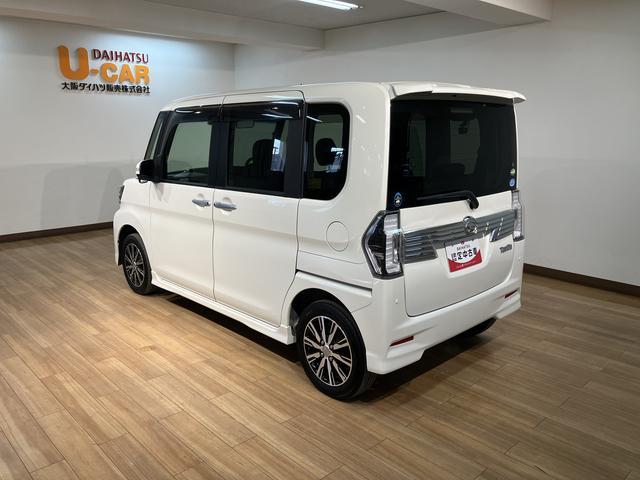 タントカスタムＸ　トップエディションＳＡII　車検整備付き車検整備付き／ナビ／バックカメラ／前後ドラレコ／ＥＴＣ／キーフリー／両側電動パワースライド／衝突軽減ブレーキ／アルミホイール／ＬＥＤヘッドライト／フォグランプ（大阪府）の中古車