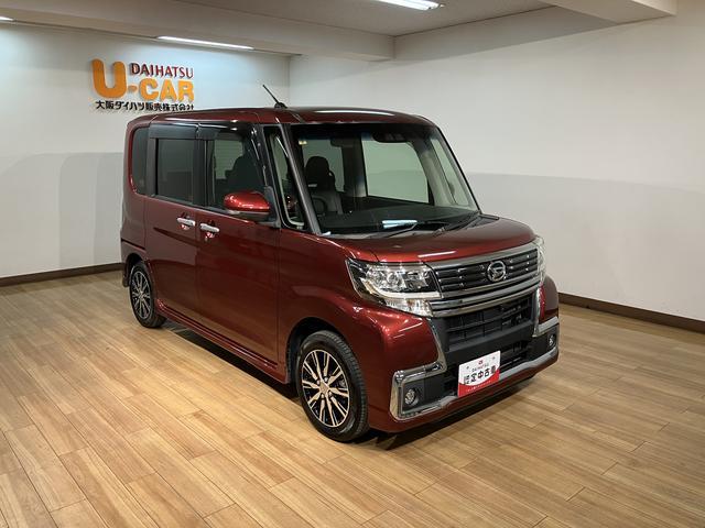 タントカスタムＸ　トップエディションリミテッドＳＡIII　８インチ８インチナビ／パノラマモニター／前ドラレコ／ＨＤＭＩ／Ｂｌｕｅｔｏｏｔｈ／ＵＳＢ／ＬＥＤヘッドライト／両側パワースライドドア／ＣＤ／ＤＶＤ／フルセグ／車検整備付き／走行４．２万キロ（大阪府）の中古車