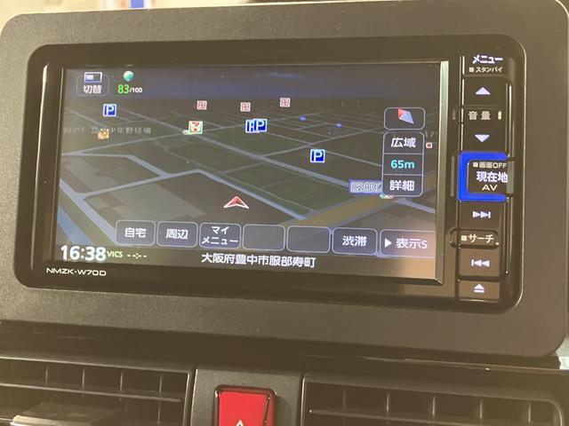 タントカスタムＸセレクション　ナビ／前後ドラレコ／車検整備付きナビ（ＮＭＺＫ−Ｗ７０Ｄ）／フルセグ／Ｂｌｕｅｔｏｏｔｈ／ＣＤ／ＤＶＤ／バックカメラ／前後ドラレコ／ＥＴＣ／両側電動パワースライド／衝突軽減ブレーキ／キーフリー／オートエアコン／シートヒーター／（大阪府）の中古車