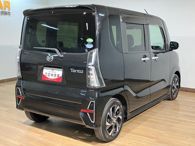 タントカスタムＸセレクション　ナビ／前後ドラレコ／車検整備付きナビ（ＮＭＺＫ−Ｗ７０Ｄ）／フルセグ／Ｂｌｕｅｔｏｏｔｈ／ＣＤ／ＤＶＤ／バックカメラ／前後ドラレコ／ＥＴＣ／両側電動パワースライド／衝突軽減ブレーキ／キーフリー／オートエアコン／シートヒーター／（大阪府）の中古車
