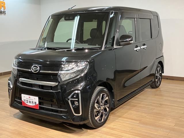 タントカスタムＸセレクション　ナビ／前後ドラレコ／車検整備付きナビ（ＮＭＺＫ−Ｗ７０Ｄ）／フルセグ／Ｂｌｕｅｔｏｏｔｈ／ＣＤ／ＤＶＤ／バックカメラ／前後ドラレコ／ＥＴＣ／両側電動パワースライド／衝突軽減ブレーキ／キーフリー／オートエアコン／シートヒーター／（大阪府）の中古車