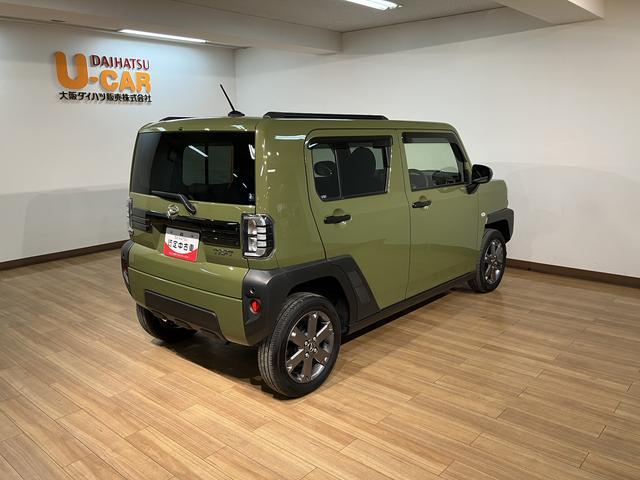 タフトＧターボ／４ＷＤ／走行１．２万キロ／ナビ／パノラマ／ドラレコ４ＷＤ／走行１．２万キロ／ナビ／パノラマ／前後ドラレコ／パノラマ／クルコン／カーテンエアバッグ／サイドエアバッグ／ＬＥＤヘッドライト／ＬＥＤフォグランプ／電動パーキング／コーナーセンサー／キーフリー／（大阪府）の中古車