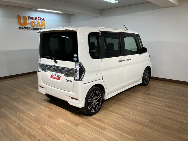 タントカスタムＲＳ　トップエディションＳＡIII　ナビ／ＥＴＣターボ車／ナビ（ＮＭＺＫ−Ｗ６８Ｄ）／ＣＤ／ＤＶＤ／Ｂｌｕｅｔｏｏｔｈ／ＵＳＢ／バックカメラ／両側パワースライド／キーフリー／ＬＥＤヘッドライト／衝突軽減ブレーキ／アルミホイール（大阪府）の中古車