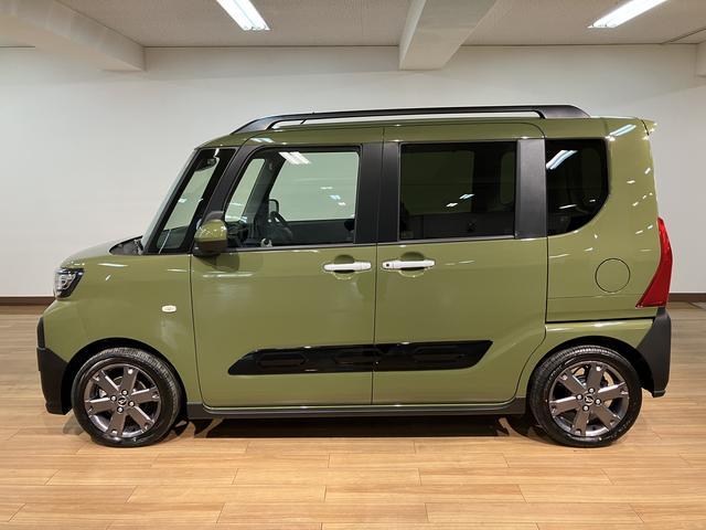 タントファンクロスターボ／走行距離５キロ／オーディオレス走行距離５キロ／ターボ車／オーディオレス／両側電動スライドドア／シートヒーター／電子パーキングブレーキ／バックカメラ／コーナーセンサー／１５インチアルミホイール（大阪府）の中古車