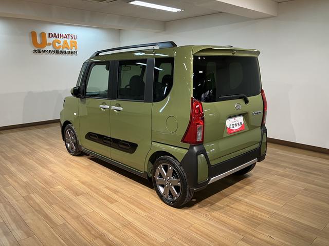 タントファンクロスターボ／走行距離５キロ／オーディオレス走行距離５キロ／ターボ車／オーディオレス／両側電動スライドドア／シートヒーター／電子パーキングブレーキ／バックカメラ／コーナーセンサー／１５インチアルミホイール（大阪府）の中古車