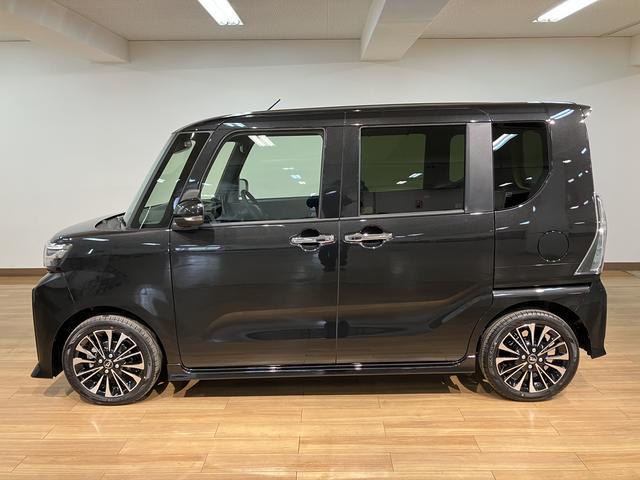 タントカスタムＲＳ／走行５キロ／届出済未使用車／保証継承／走行５キロ／届出済未使用車／保証継承／ターボ車／両側電動スライドドア／電動パーキング／バックカメラ／ＬＥＤヘッドライト／ＬＥＤフォグランプ／カーテンエアバッグ／サイドエアバッグ／衝突軽減ブレーキ／（大阪府）の中古車