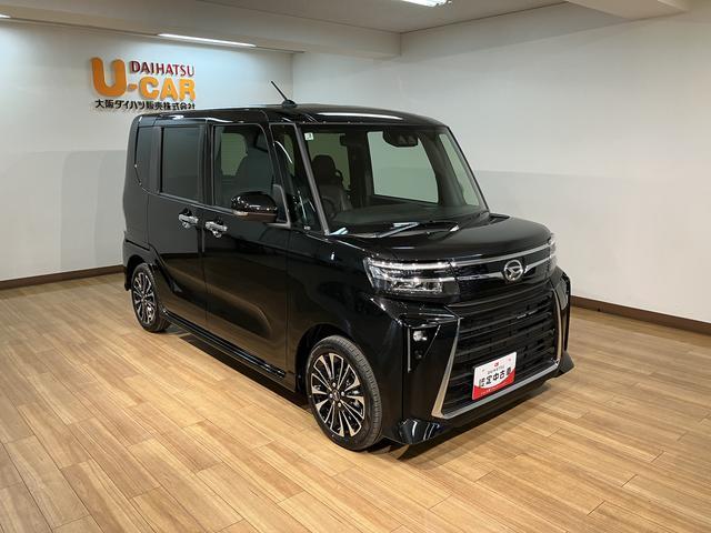 タントカスタムＲＳ／走行５キロ／届出済未使用車／保証継承／走行５キロ／届出済未使用車／保証継承／ターボ車／両側電動スライドドア／電動パーキング／バックカメラ／ＬＥＤヘッドライト／ＬＥＤフォグランプ／カーテンエアバッグ／サイドエアバッグ／衝突軽減ブレーキ／（大阪府）の中古車