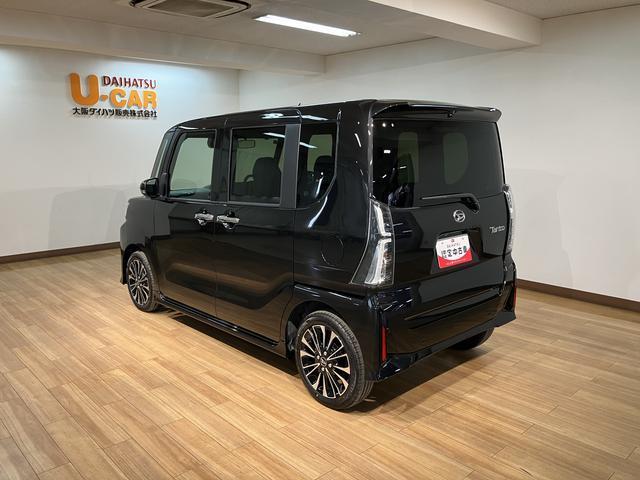 タントカスタムＲＳ／走行５キロ／届出済未使用車／保証継承／走行５キロ／届出済未使用車／保証継承／ターボ車／両側電動スライドドア／電動パーキング／バックカメラ／ＬＥＤヘッドライト／ＬＥＤフォグランプ／カーテンエアバッグ／サイドエアバッグ／衝突軽減ブレーキ／（大阪府）の中古車