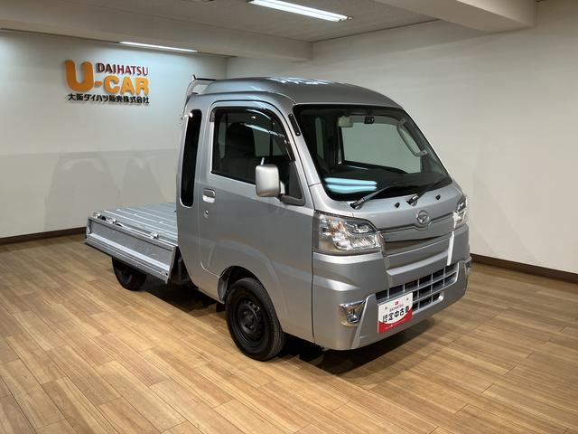 ハイゼットトラックジャンボ　４ＡＴ／２ＷＤ／走行５．５キロ／令和３年式車検整備付き／走行５．５万キロ／ナビ／ドラレコ／ＬＥＤヘッドライト／フォグランプ／パワーウィンド／キーレスエントリー／ゲートプロテクター（大阪府）の中古車
