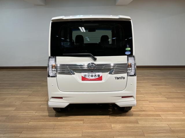 タントカスタムＲＳ　トップエディションＳＡIII　４ＷＤ４ＷＤ／ターボ車／８インチナビ／ＣＤ／ＤＶＤ／Ｂｌｕｅｔｏｏｔｈ／ＨＤＭＩ／ＥＴＣ／バックカメラ／両側パワースライドドア／キーフリー／ＬＥＤヘッドライト／衝突軽減ブレーキ／ドアエッジモール（大阪府）の中古車